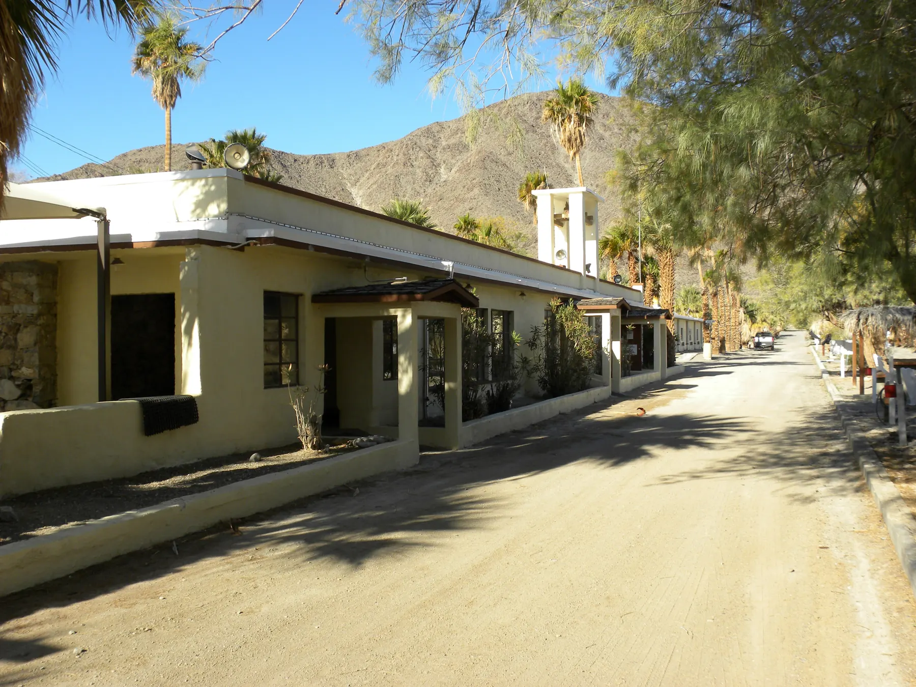 The main building of the former Zzyzx resort, now part of the CSU Desert Studies Center